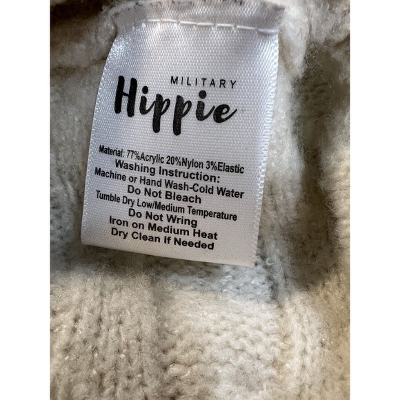 Hippie Military Knit Sweater L/XL - Picture 6 of 7